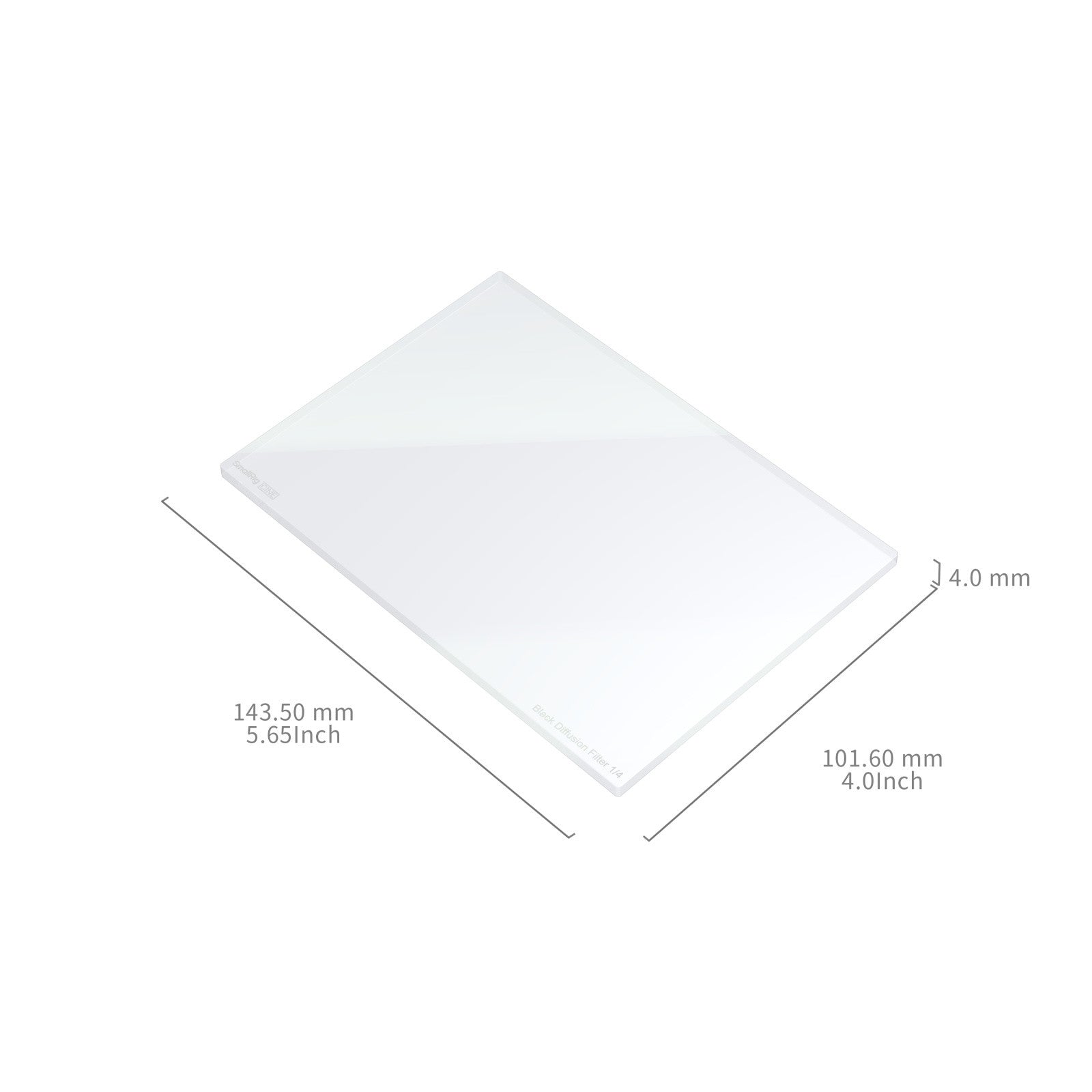 SmallRig CINE 4 x 5.65 White Diffusion 1/8 Filter 4743