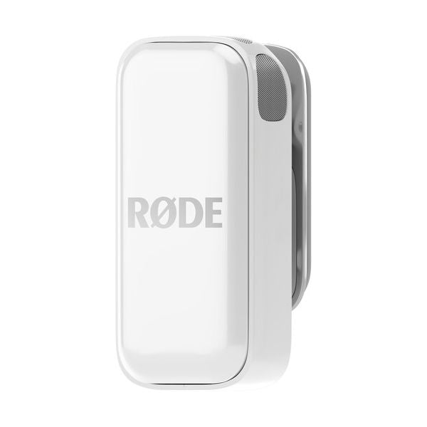 Комплект безжични брошки Rode Wireless Micro - 2бр. предавател и  двуканален приемник - Lightning - Бяло