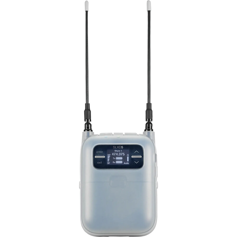 Wireless bodypack receiver Shure SLXD5/L56 (650 - 694 MHz) - one channel