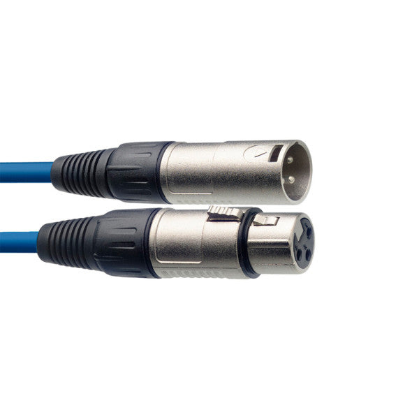 Кабел Stagg SMC10 BL XLR женски към XLR мъжки 10m - син
