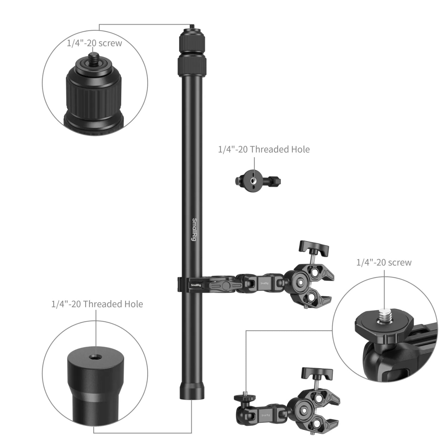 Монтажен комплект за екшън камери на велосипед SmallRig 5459