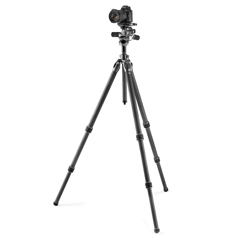 Комплект Gitzo GK3532-F3W  Mountaineer Series 3 карбонов с трипозиционна глава GHF3W