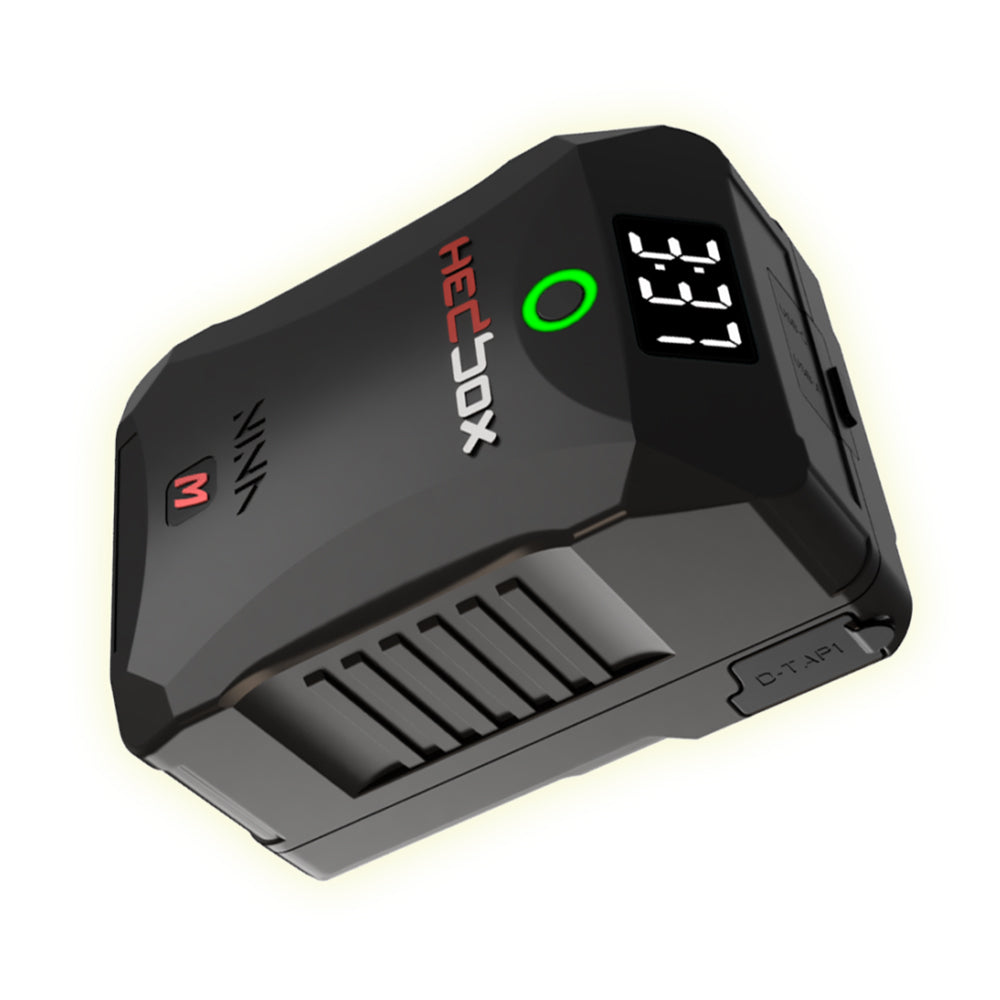 Hedbox NINA M 98Wh 15A mini V-Lock battery with OLD display, 2xD-tap and USB-A and USB-C