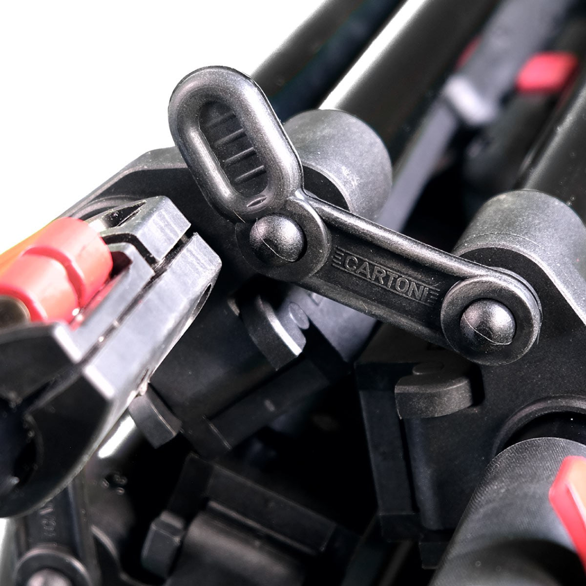 Cartoni FOCUS 10 2-St  Red Lock ALU  System MS 100mm