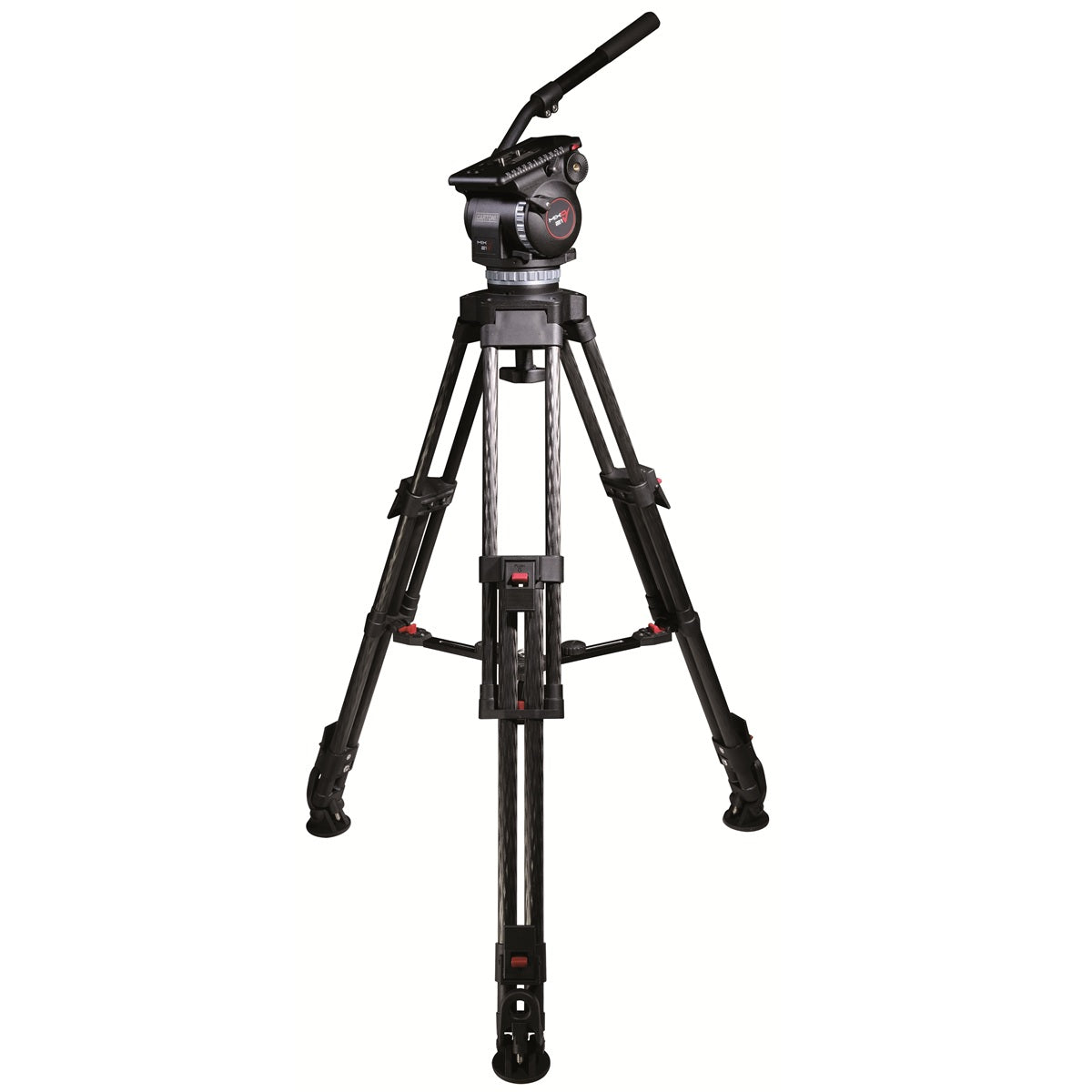 Видеостатив комплект Cartoni MIXO 21 Карбонов 100mm 2 stage - среден паяк