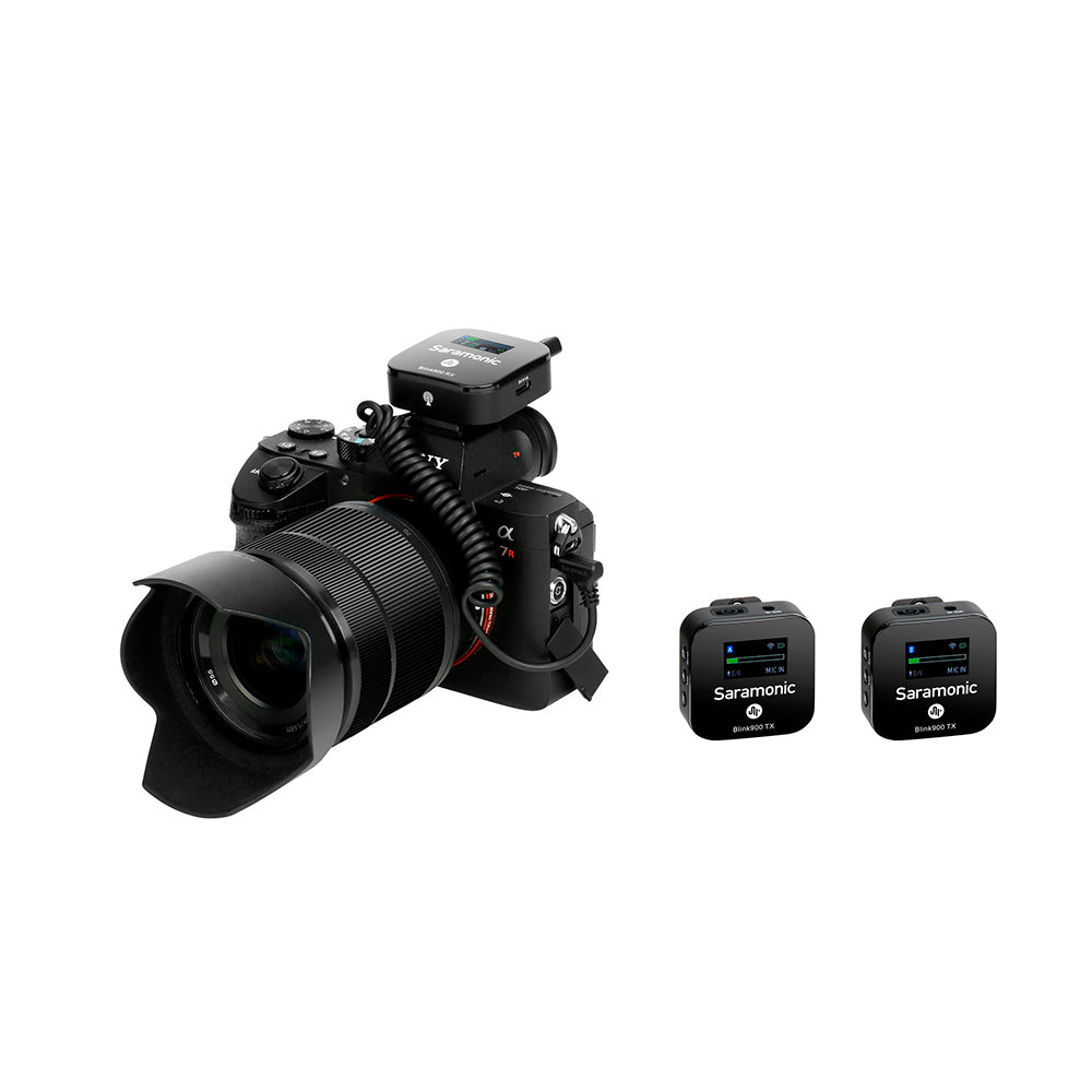 Saramonic Blink 900 B2 2-Person Wireless Clip-On Mic System With Lavaliers & Dual Receiver