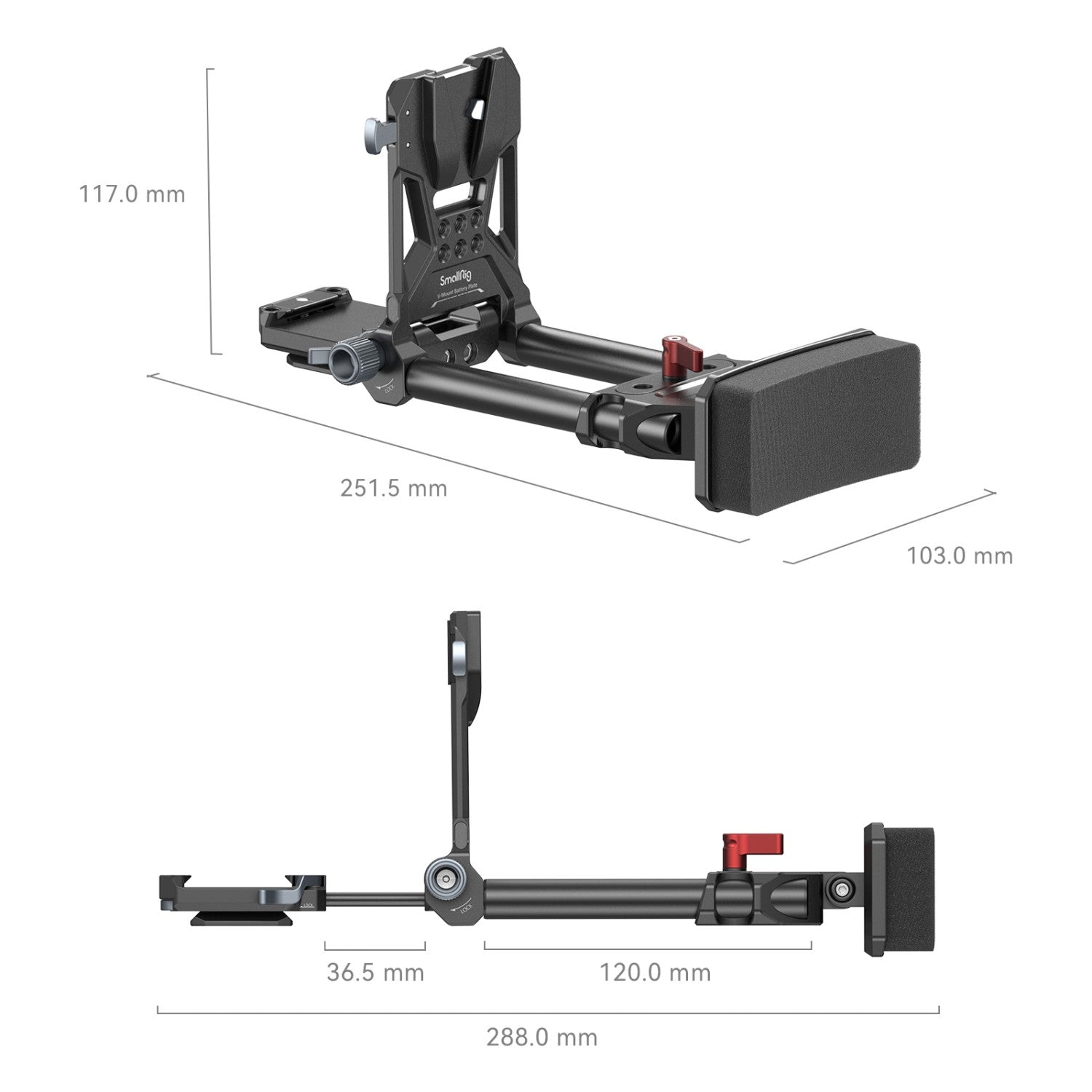 SmallRig Compact V-Mount Battery Mounting System 4063