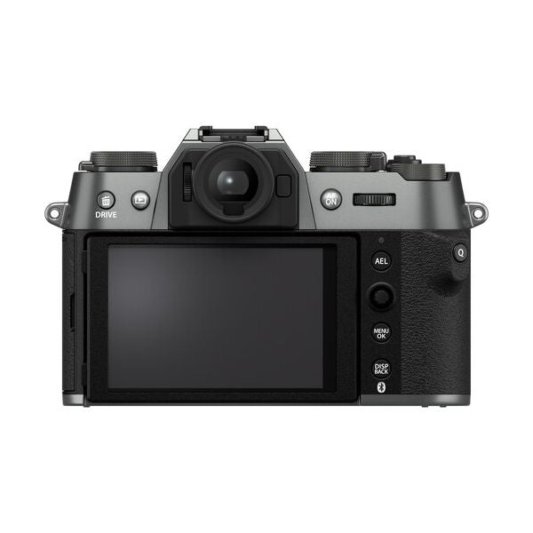 FUJIFILM X-T50 Mirrorless Camera with 15-45mm f/3.5-5.6 Lens Charcoal Silver