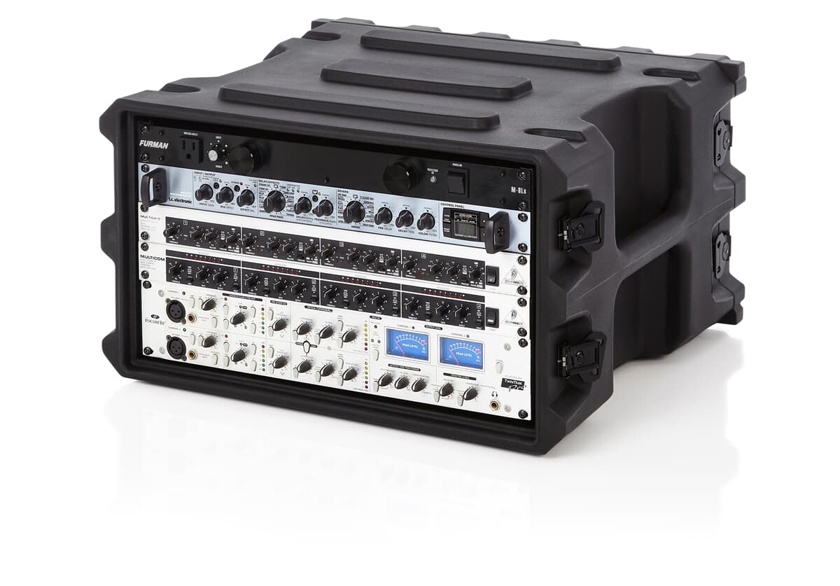 Аудио рак  Gator Frameworks 6U, 19 inches Deep Molded Audio Rack