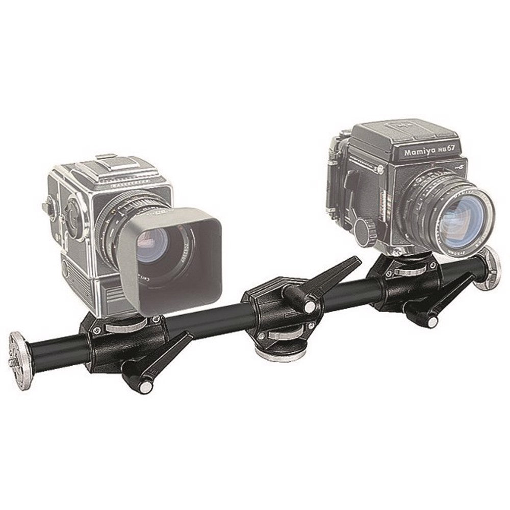 Manfrotto 131DDB Cross Arm, Double End and Double Head Support - black