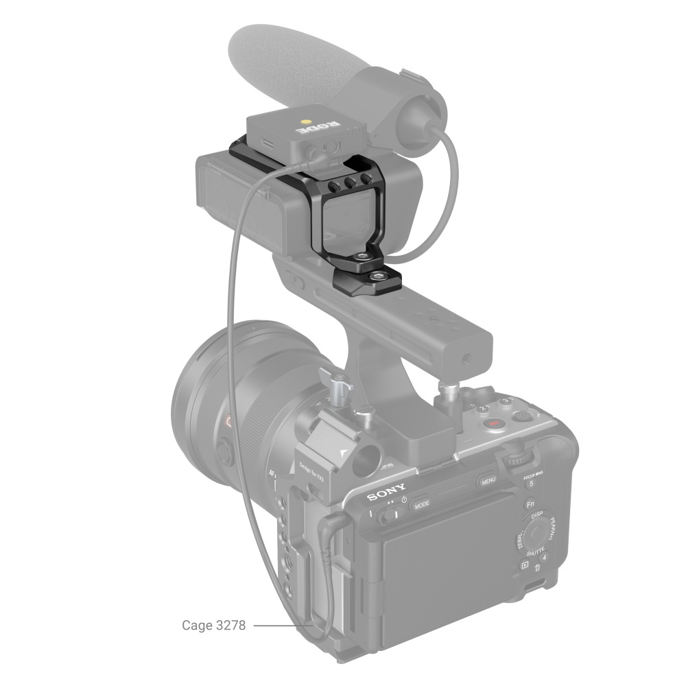 Горна плочка SmallRig за Sony FX3/FX30 XLR Unit с резби