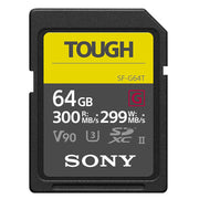 SD Memory Card Sony Tough 64GB UHS-II SF-G64T (R:300 W:299)
