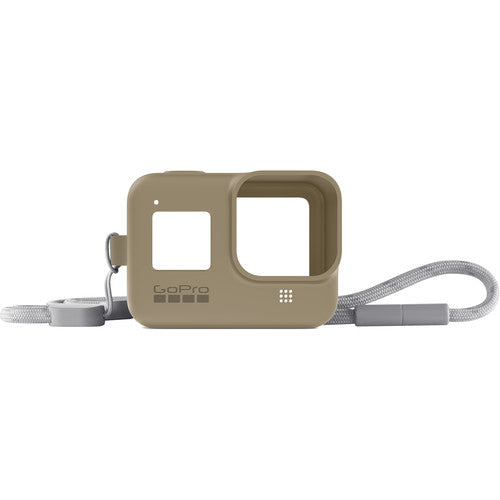 GoPro Silicone Sleeve and Adjustable Lanyard Kit for GoPro HERO8 (Sand)