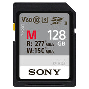 SD карта памет Sony 128GB UHS-II SF-M128 (R:277 W:150)