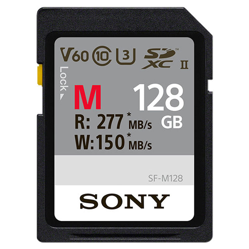 SD карта памет Sony 128GB UHS-II SF-M128 (R:277 W:150)