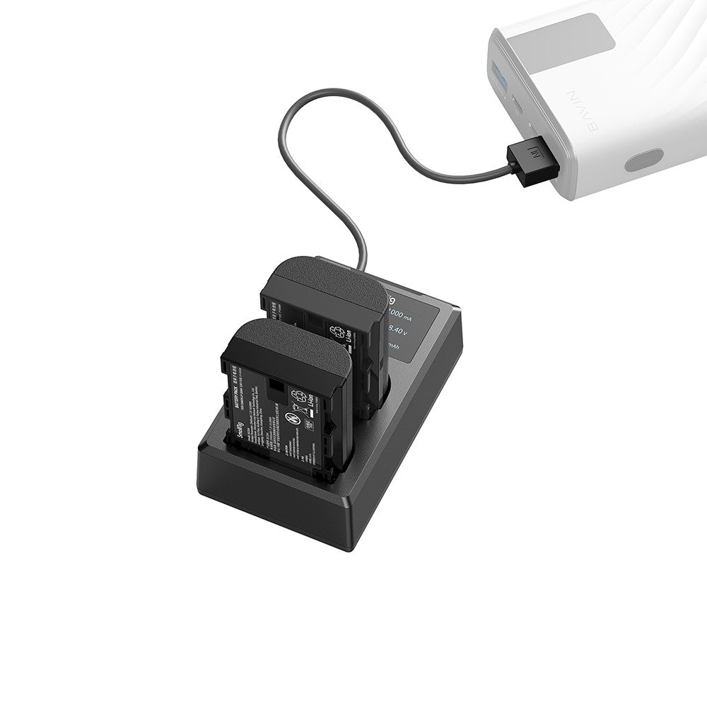 Комплект две батерии SmallRig LP-E6NH и зарядно
