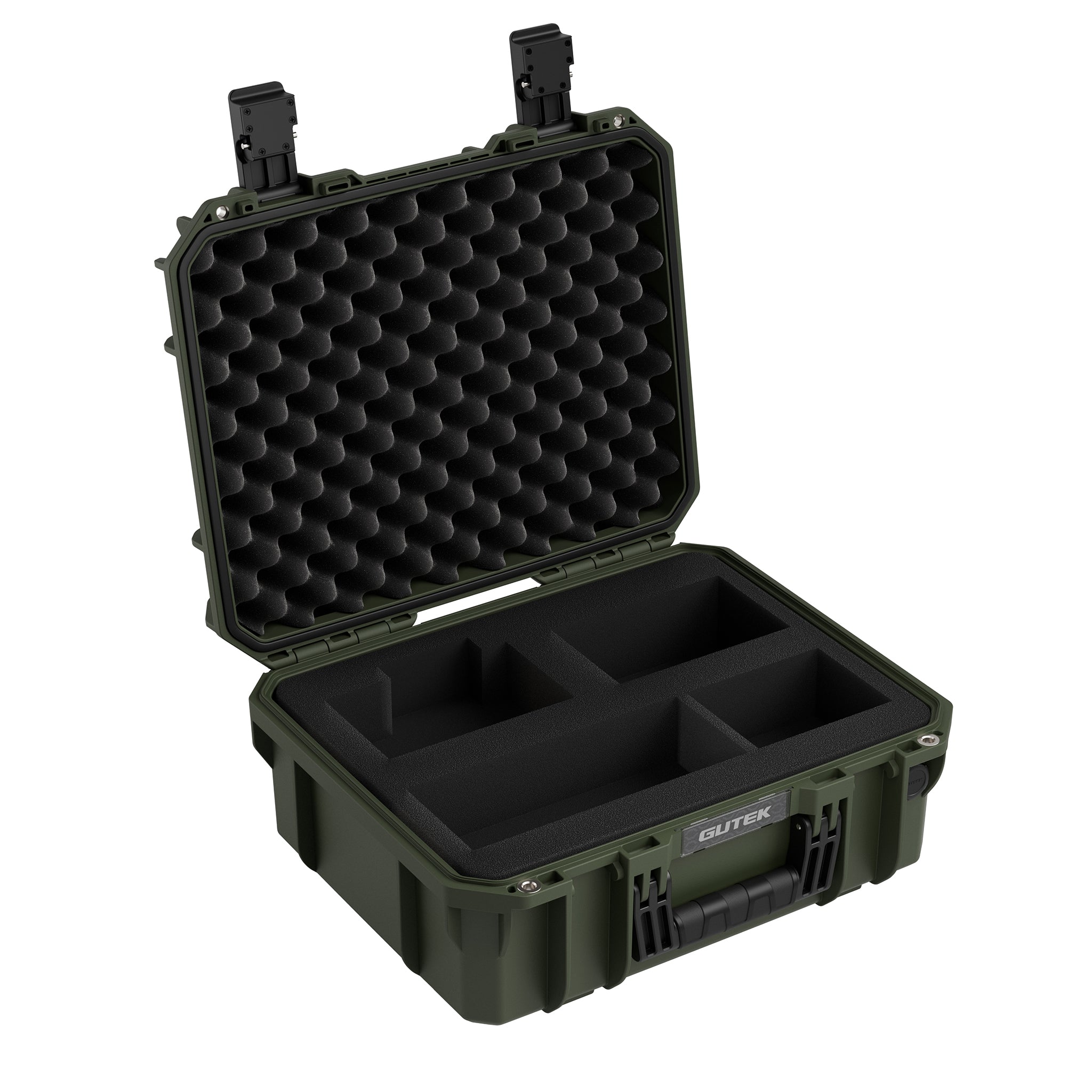 Твърд куфар GUTEK Tortoise T-230 Olive Drab Green - IP67