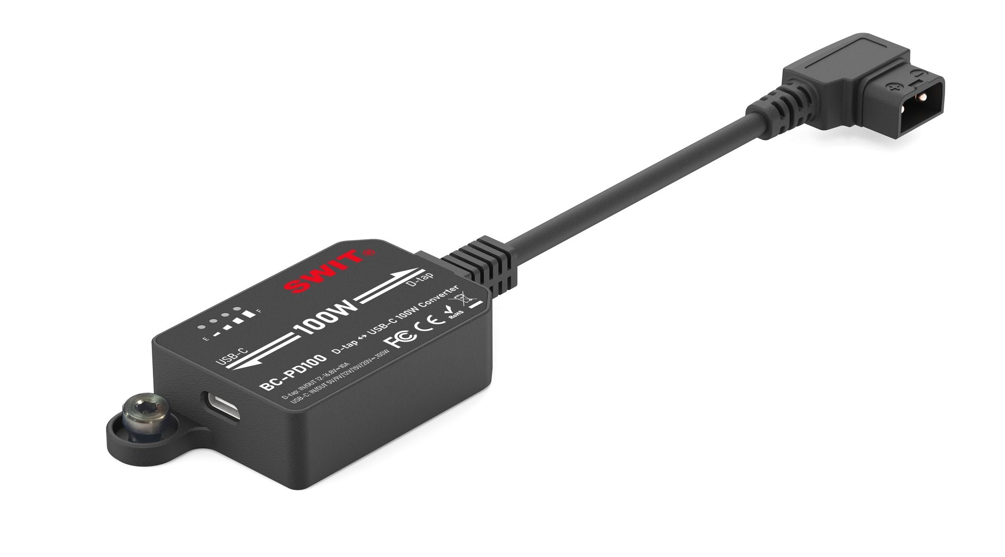 SWIT BC-PD100 двупосочен D-tap към USB-C преобразувател