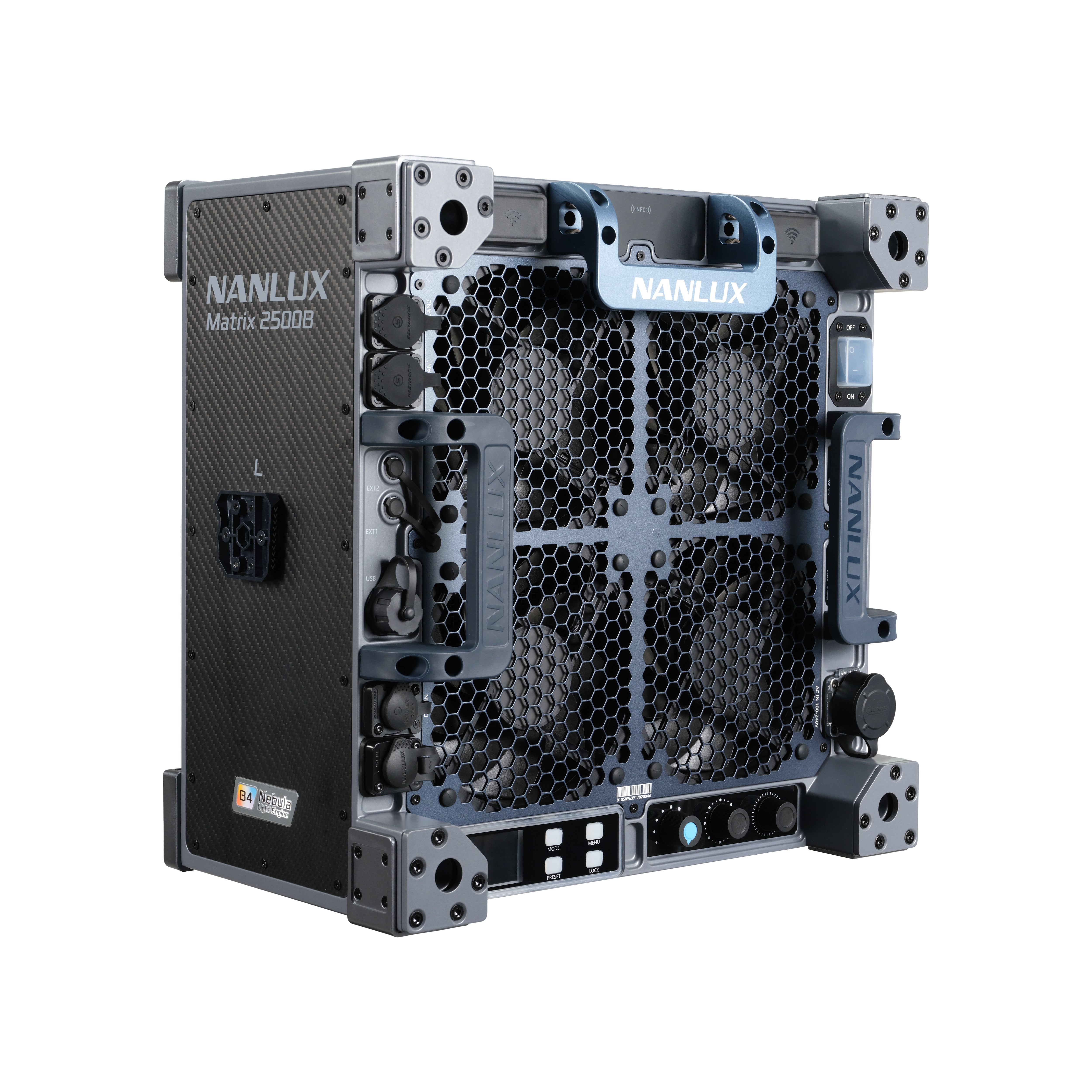 NANLUX Matrix 2500B LED Bi-color Multi-Source Spot Light Flight Case Kit