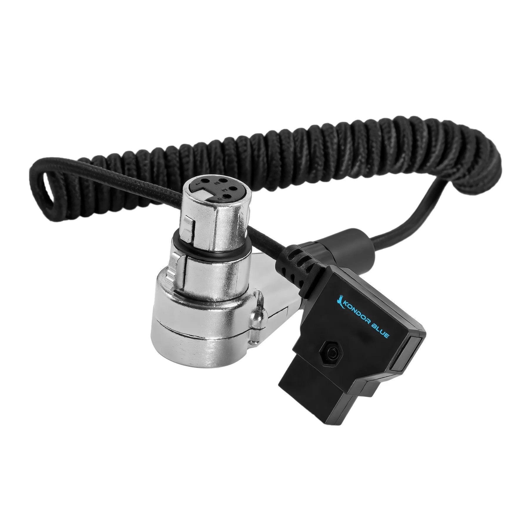 Kondor Blue Захранващ кабел D-Tap към 4-пинов XLR женски под ъгъл Sony VENICE/BURANO