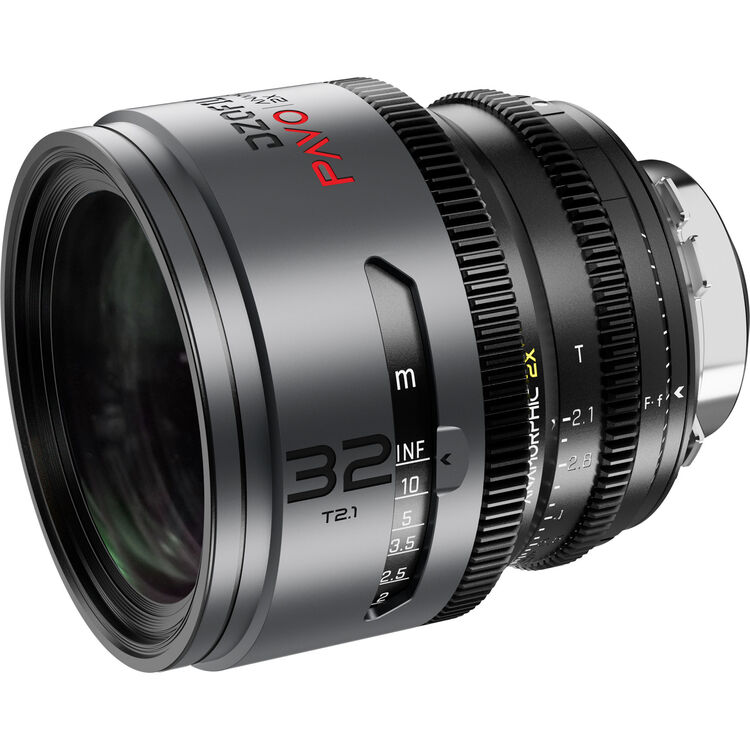 Комплект 6 обектива DZOFILM PAVO 2x S35 28/32/40/55/75/100mm (Неутрално покритие, PL&EF, Метрична скала)