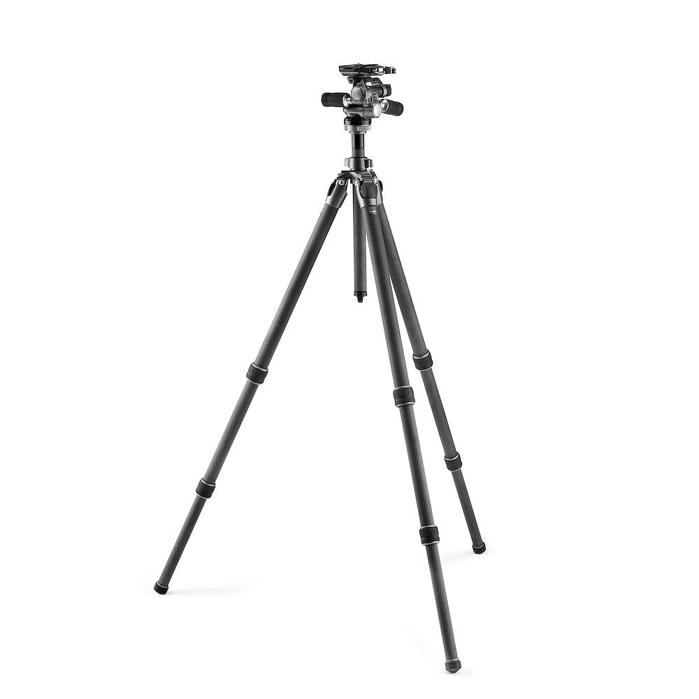 Комплект Gitzo GK3532-F3W  Mountaineer Series 3 карбонов с трипозиционна глава GHF3W