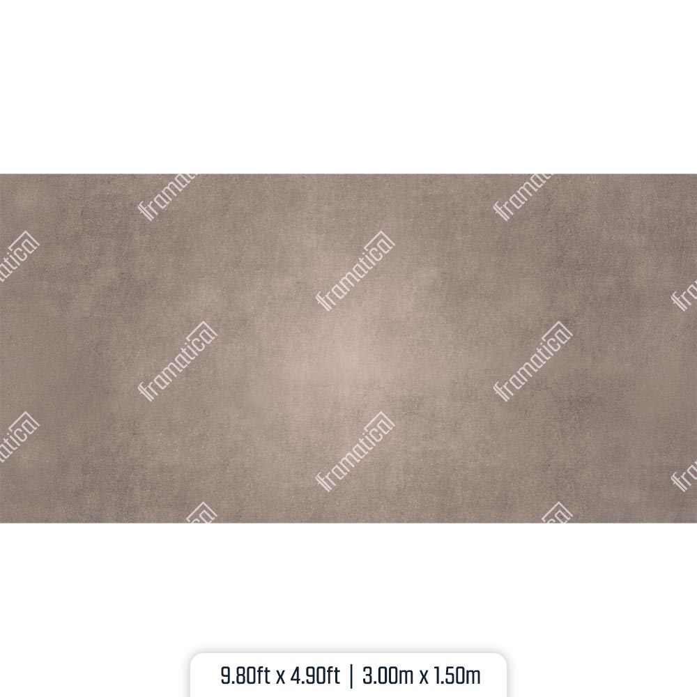 Warm Brown Cement-Look Mat Floor - 3.00m x 1.50m