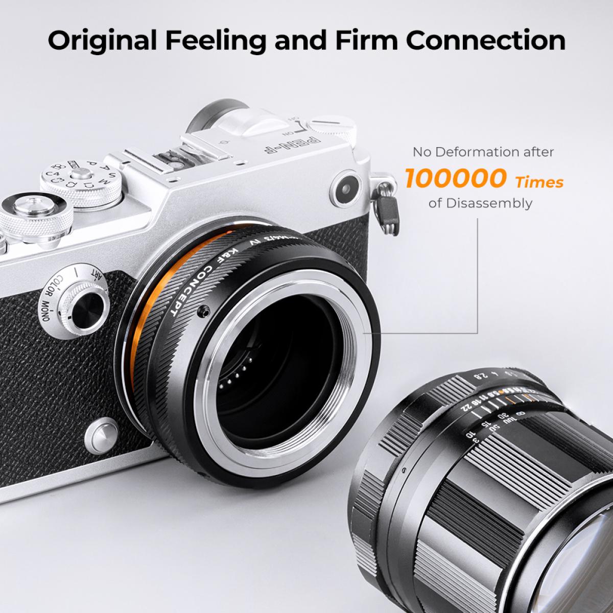 Преходник за обективи  M42 към M4/3 mount K&F Concept