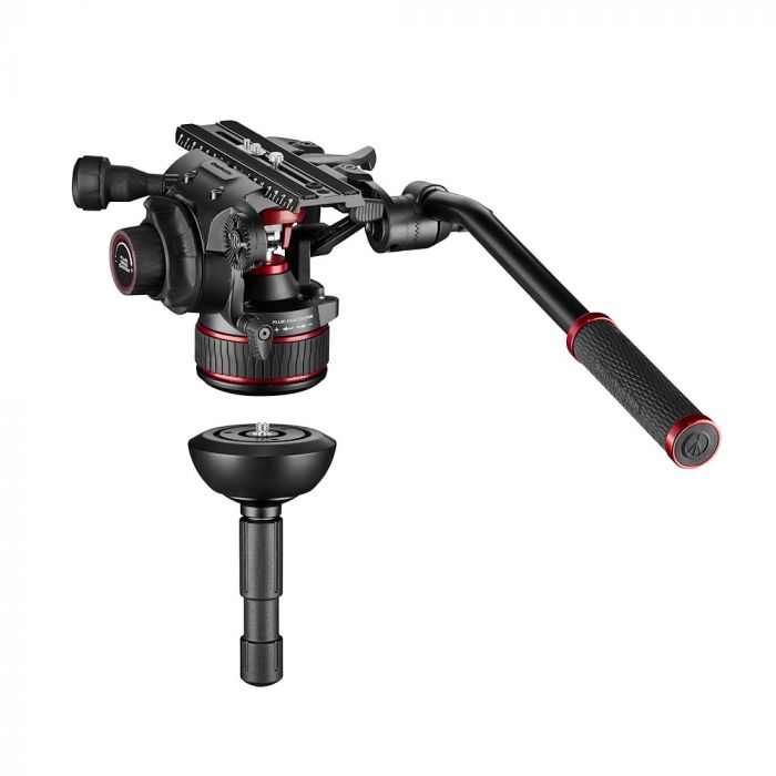 Manfrotto Nitrotech 612 video head, Carbon twin leg tripod gs