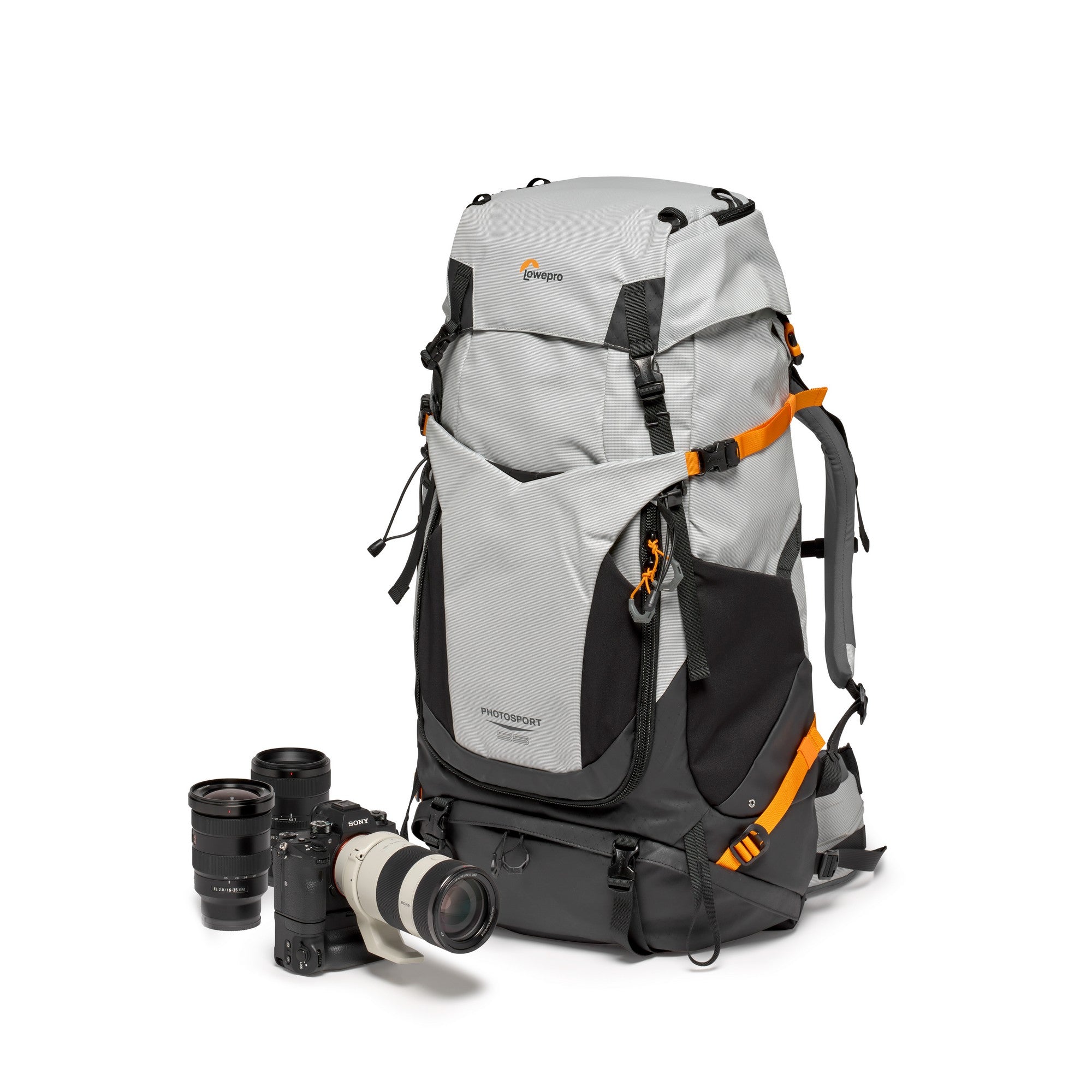 Раница Lowepro PhotoSport PRO 55L AW III (M-L) - Сив