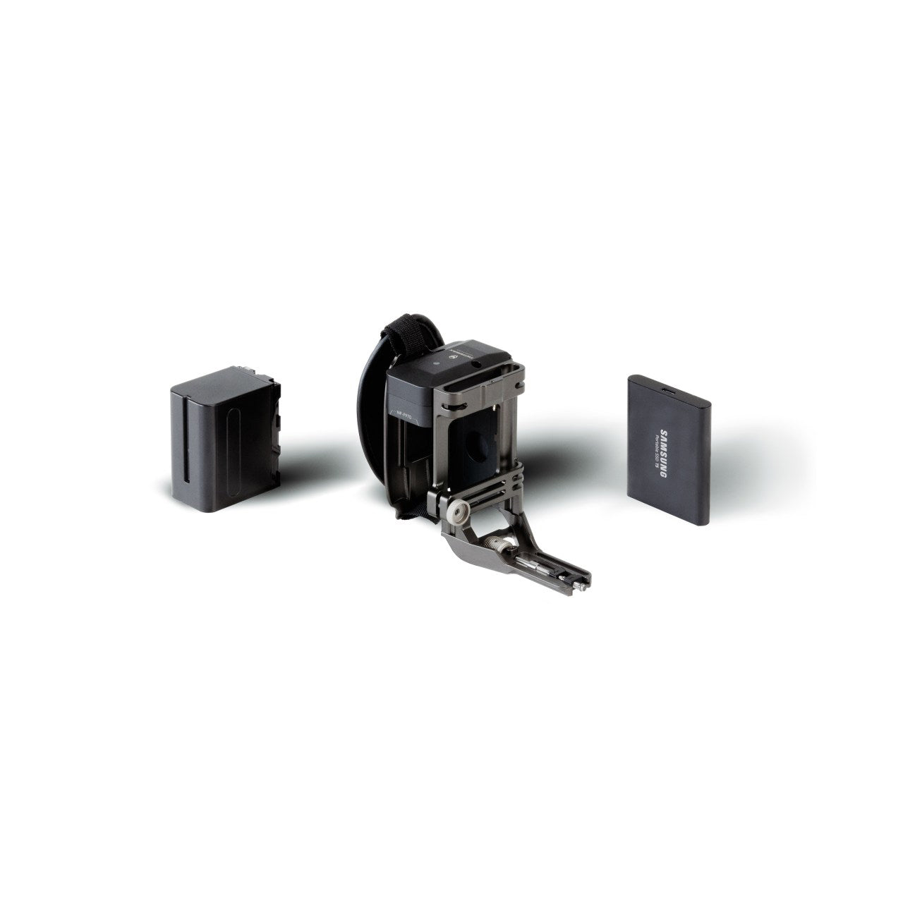 Tilta bmpcc 4k/6k - side power handle type i (f970 battery) - gray