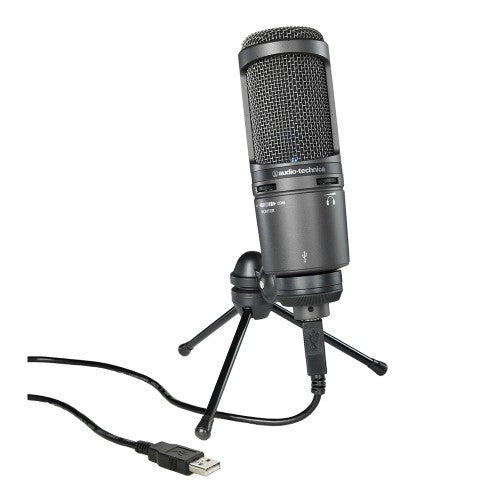Промо к-т Audio-Technica Podcast lite - слушалки ATH-M20x и микрофон AT2040USB+