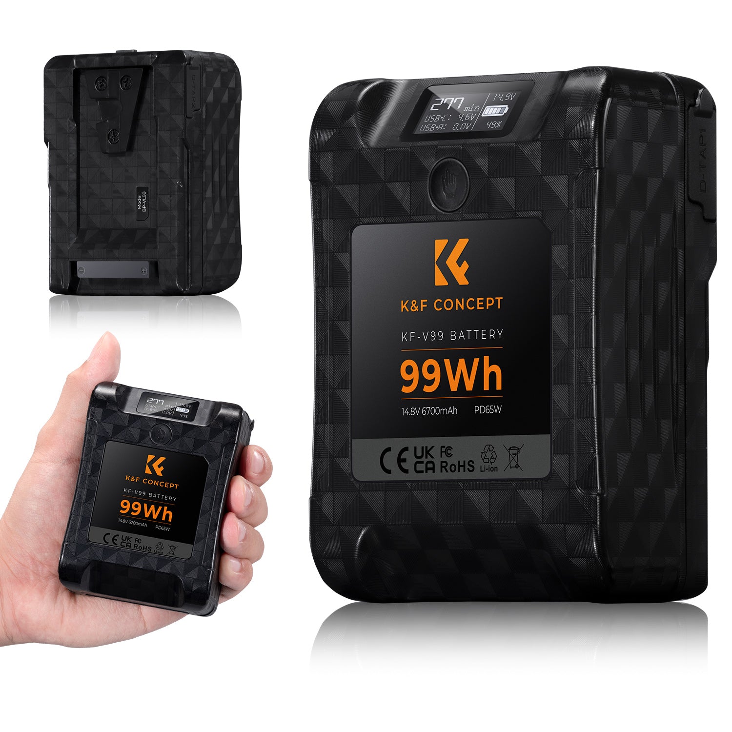 Батерия K&F MINI V-Lock 99Wh