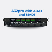 Ferrofish A32pro DSM Dante Converter, 1x SFP Singlemode Module installed