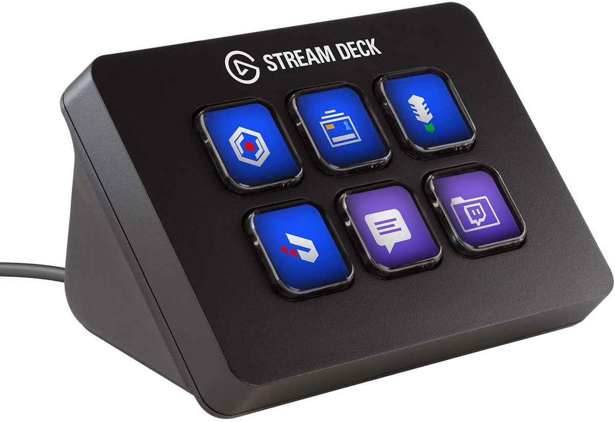 Контролер Elgato Stream Deck Mini, 6 LCD бутона, Черен