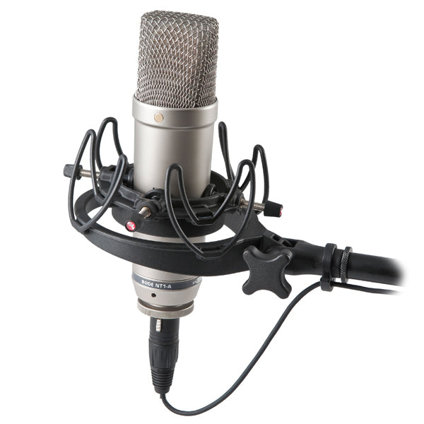 Rycote InVision USM for microphones weighing up to 750 grammes & between 18mm and 55mm in diameter.