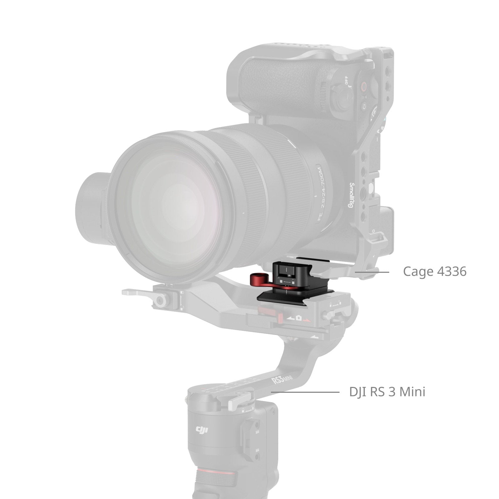 SmallRig NATO Clamp to Arca-Swiss Quick Release Plate