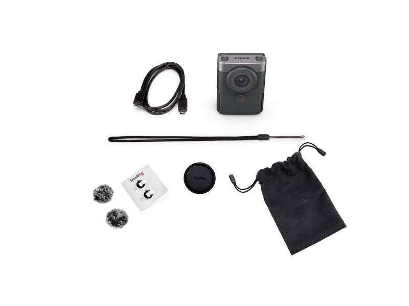Видеокамера Canon PowerShot V10 vlogging SEE KIT сива