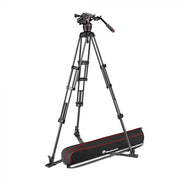 Manfrotto Nitrotech 608 video head, carbon twin leg tripod gs