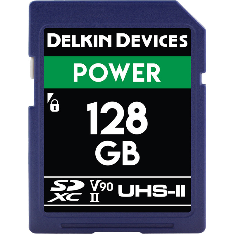 Карта памет Delkin Power SD 2000X UHS-II U3 (V90) R300/W250 128GB