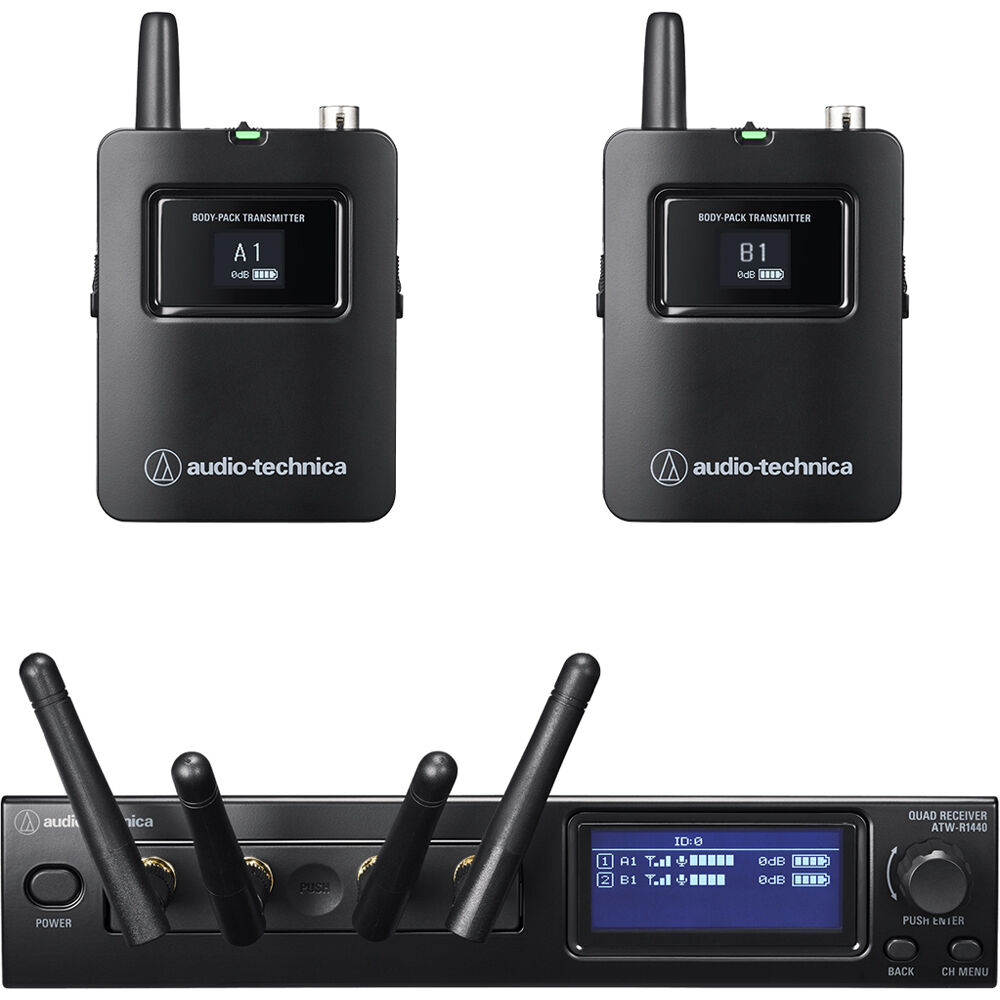 Безжична система Audio-Technica ATW-1421 System 20 PRO с два бодипак предавателя (без микрофон)