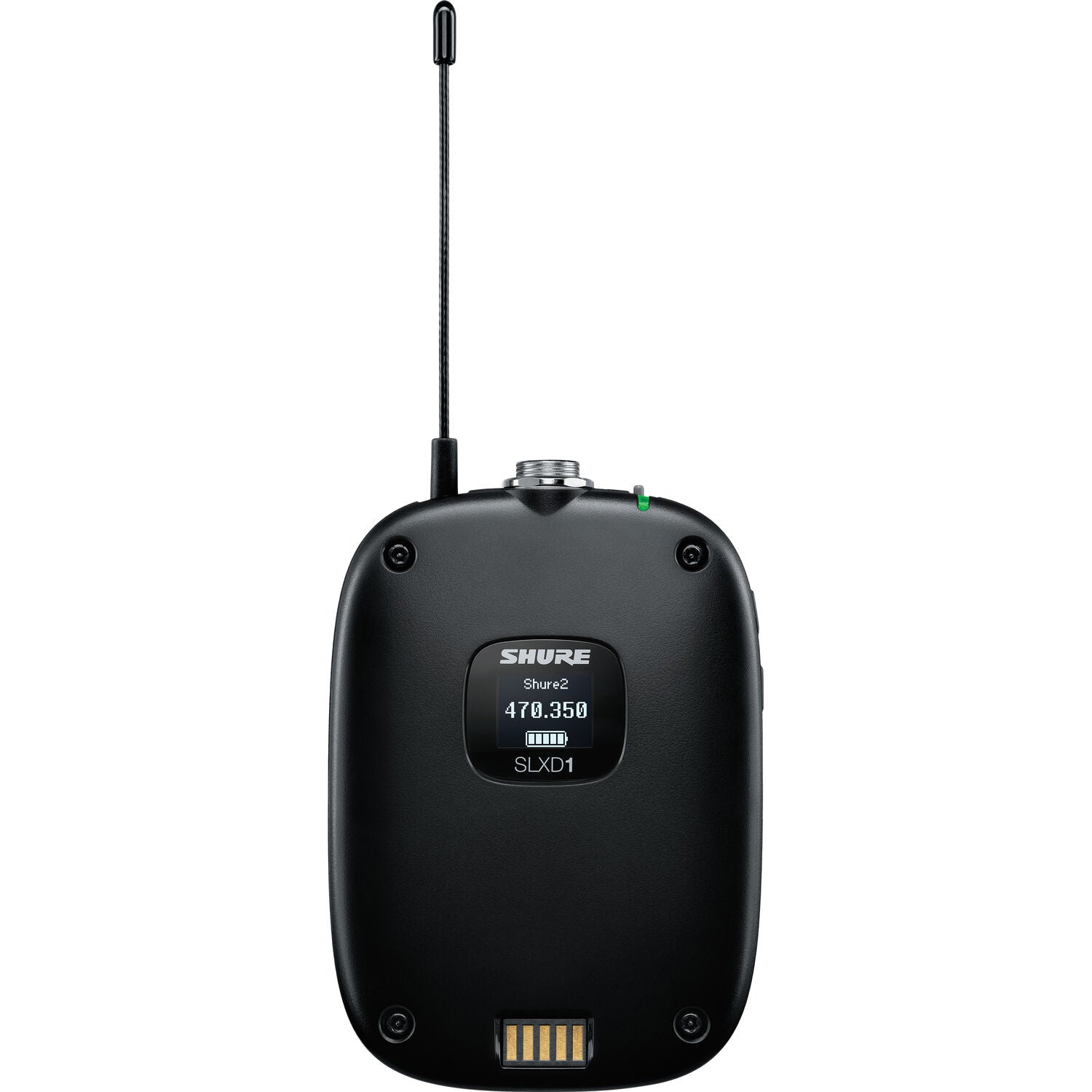 Безжична система Shure SLXD14E/153B-H56 (518-562 MHz) бодипак, приемник и хедсет за ухо - черно