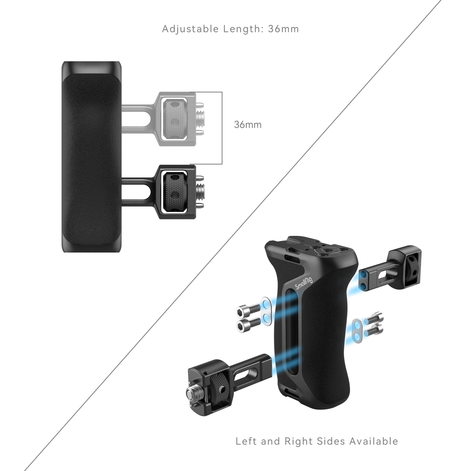 SmallRig Универсална странична дръжка с Arri пинове 4346