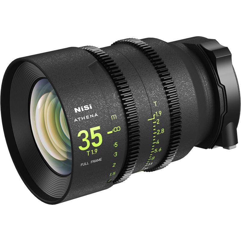 Комплект обективи NiSi Cine Lens Athena Prime 25/35/40/50/85mm за Fujifilm G- Без Drop-in