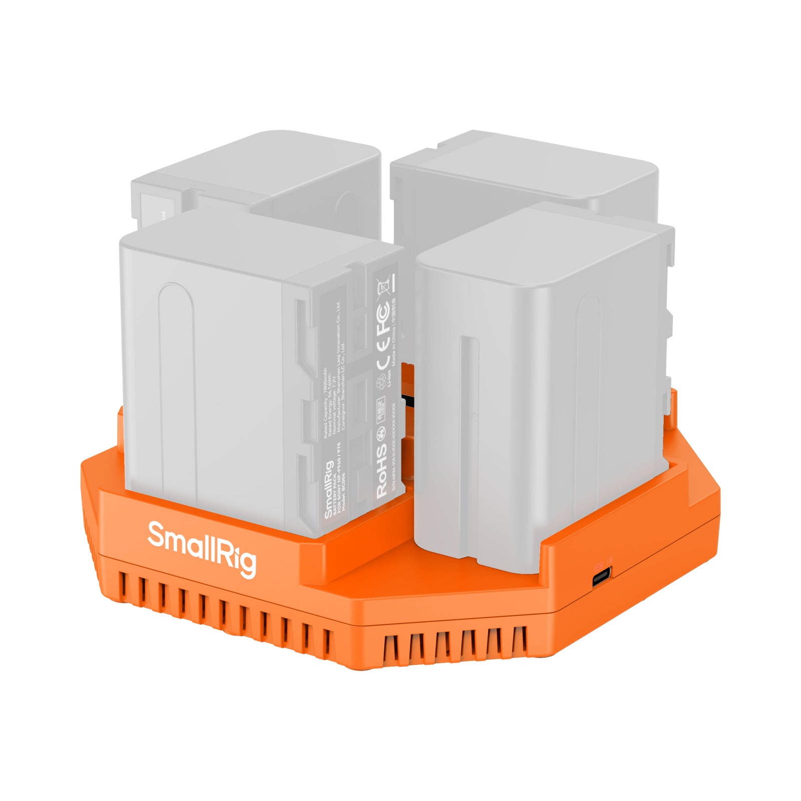 4-канално зарядно устройство за NP-F батерии Smallrig