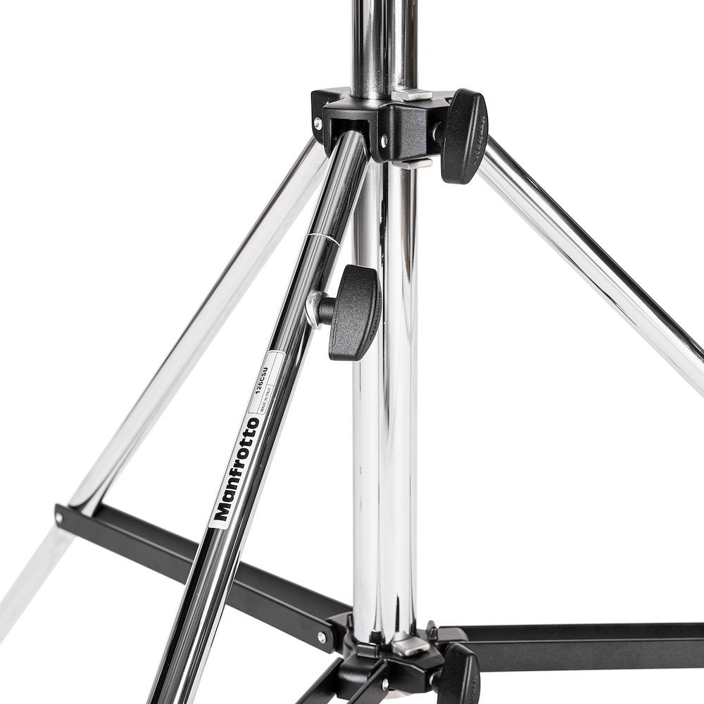 Статив за осветление Manfrotto Heavy Duty 126CSU - хромирана стомана 5г. гаранция
