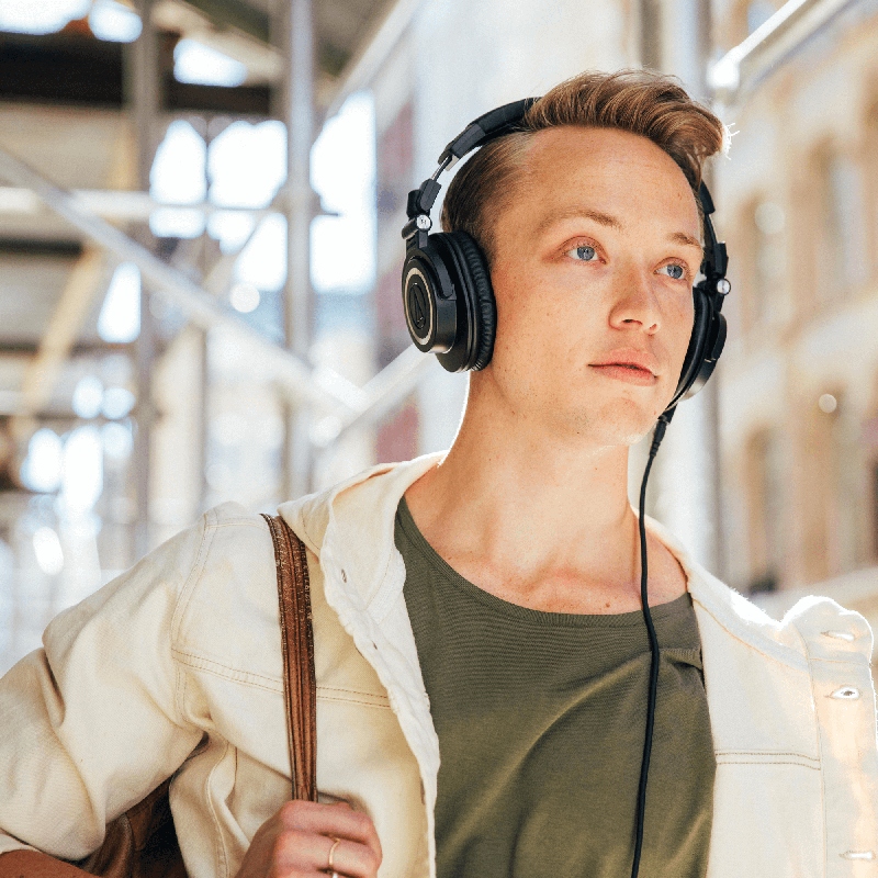 Професионални мониторни слушалки Audio-Technica ATH-M50X