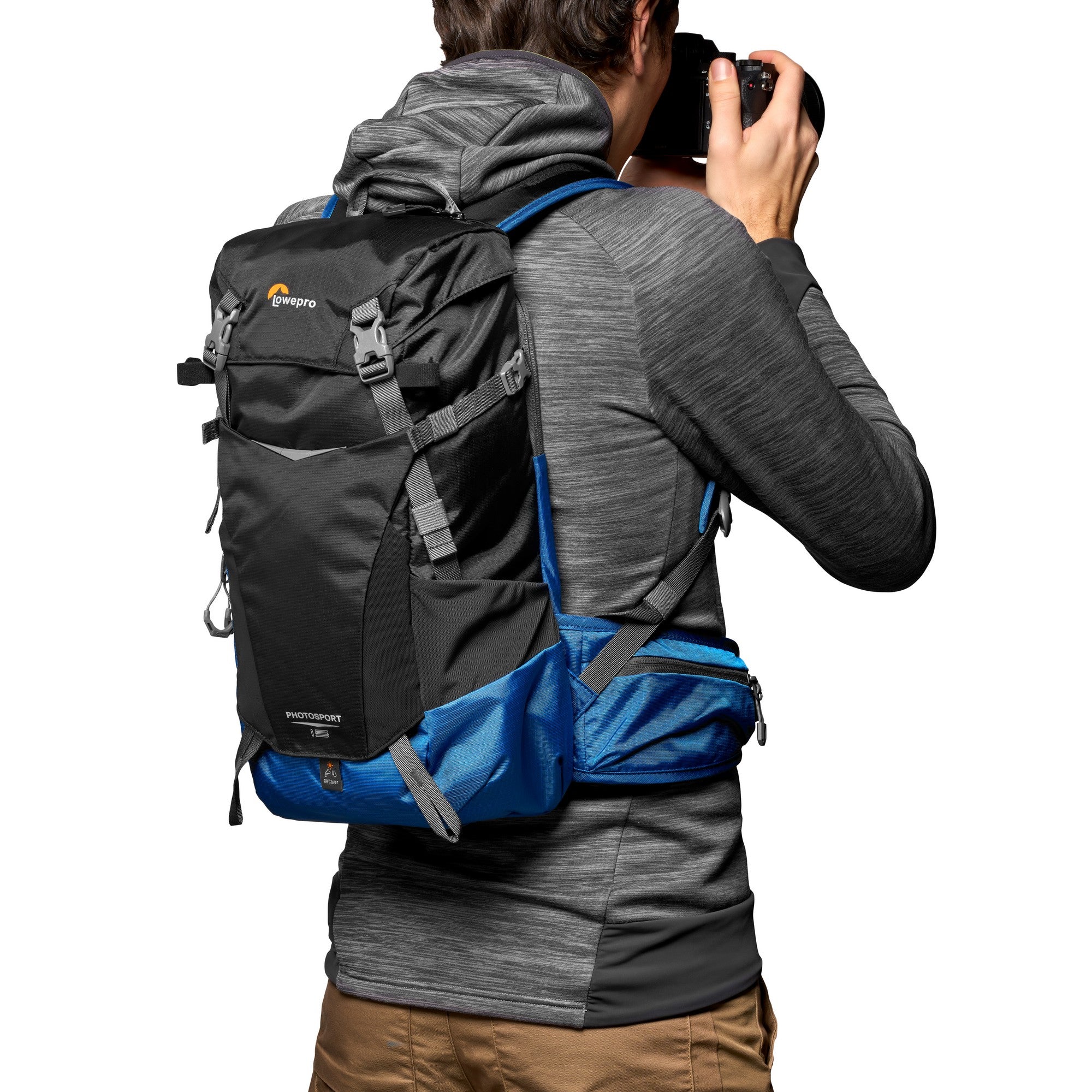 Раница Lowepro PhotoSport BP 15L AW III - Синьо-черно