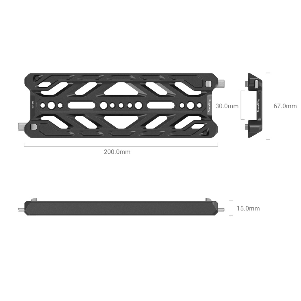 SmallRig 8-инчова лека ARRI Dovetail плочка