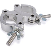 Riggatec double clamp, silver, up to 200 kg, 48 - 51 mm pipe
